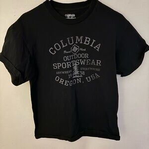 Columbia Black Outdoor Sportswear Tee